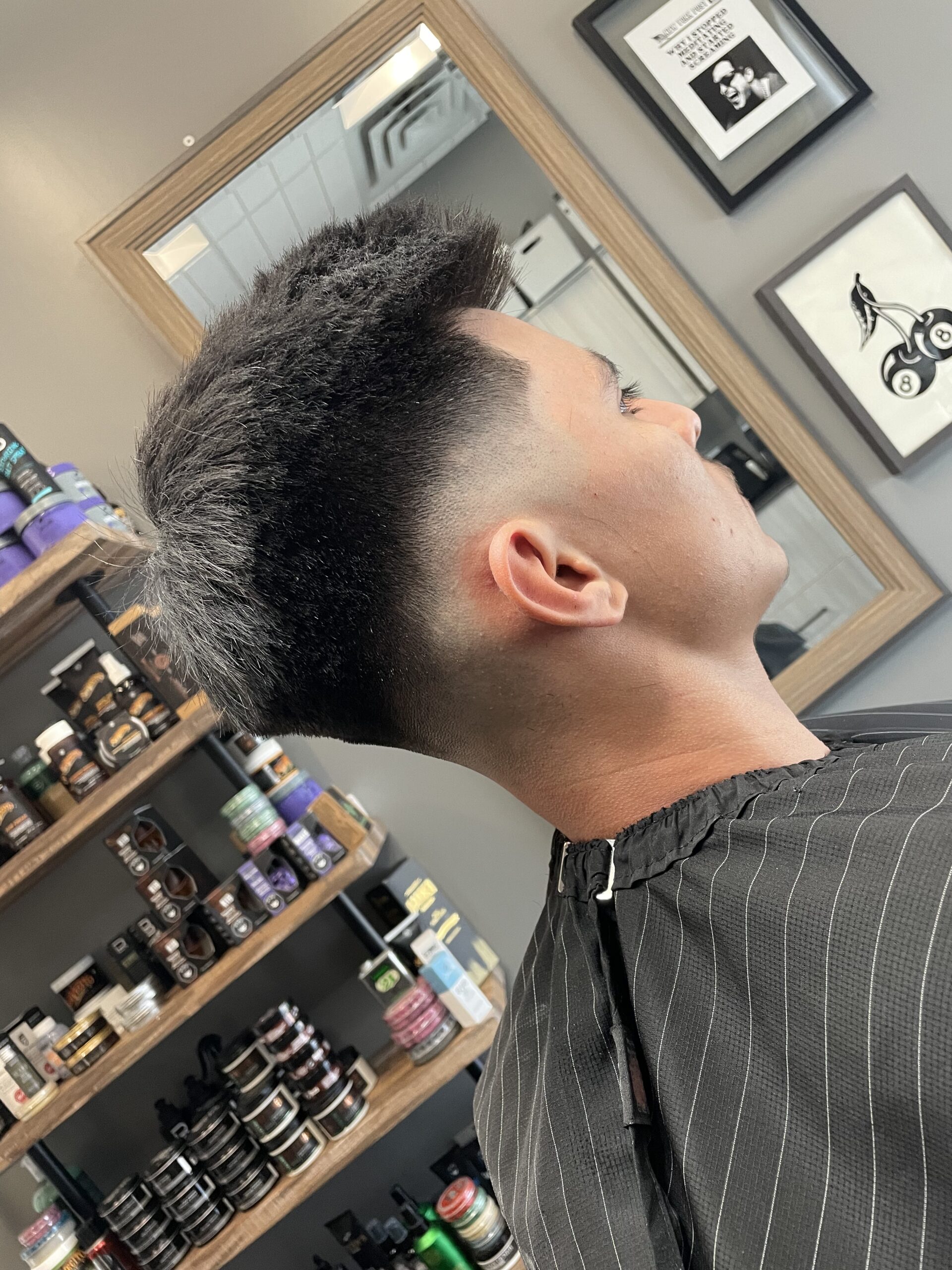 Precision fade haircut by LV Barbershop